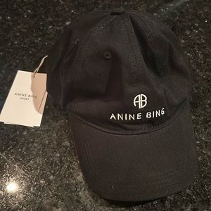 Anine Bing black baseball cap, one size BRAND NEW